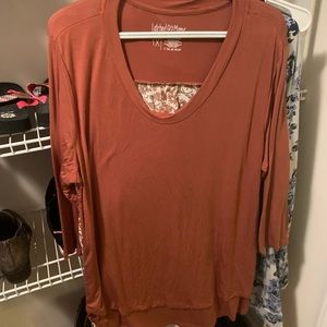 Latched Mama Nursing Shirt 3/4 Sleeve